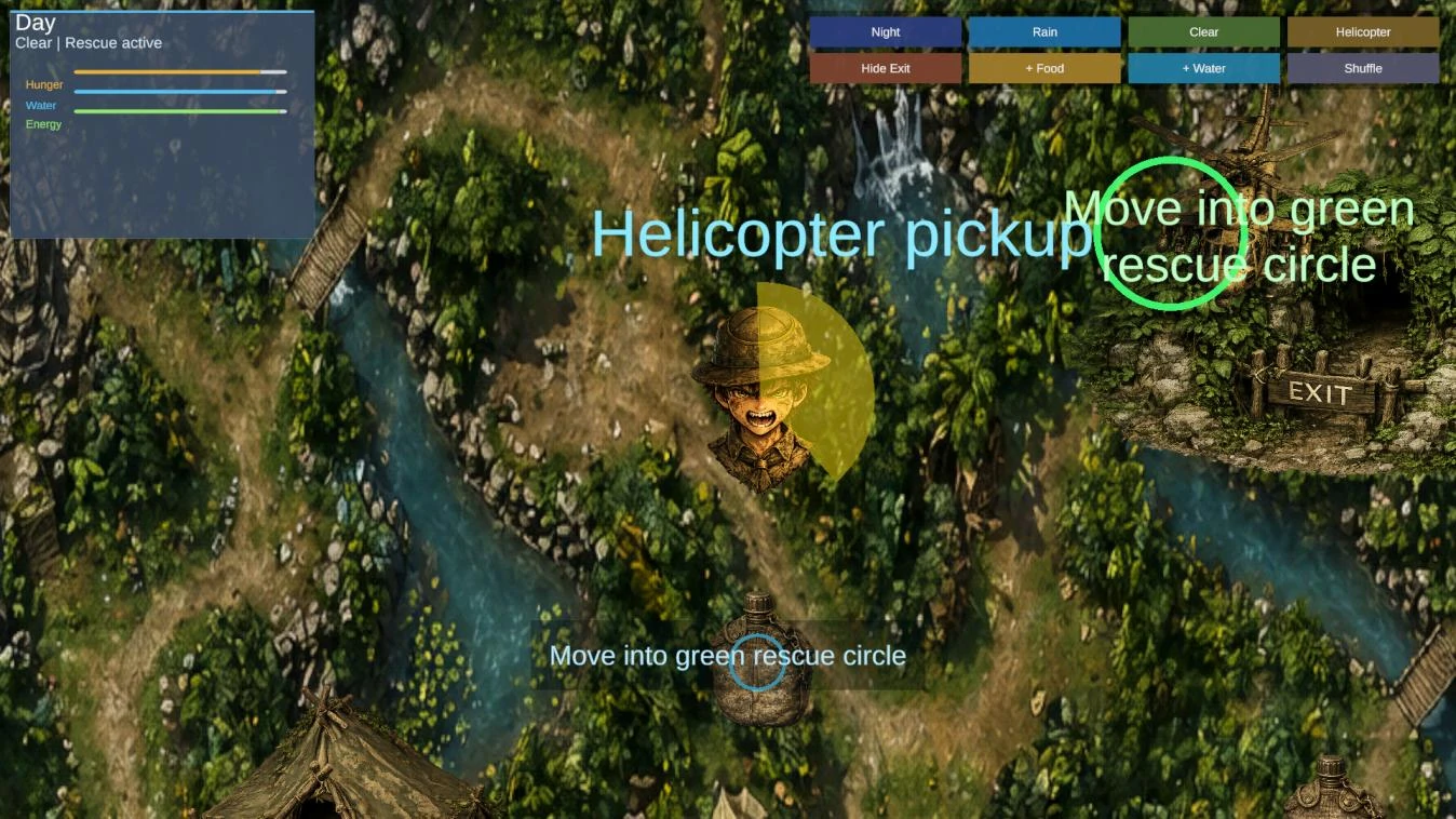 Helicopter rescue objective