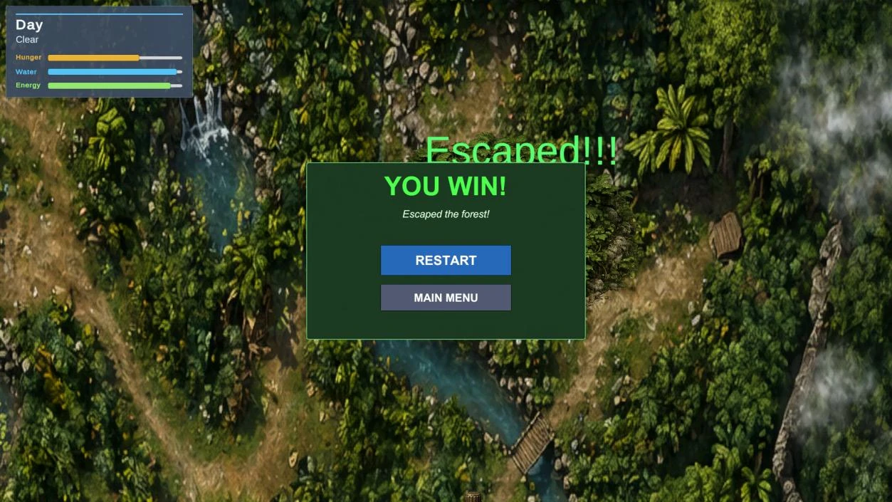 Successful exit or rescue outcome