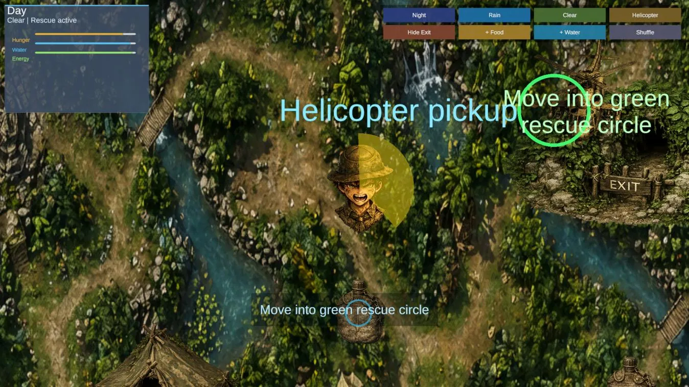 Helicopter rescue objective